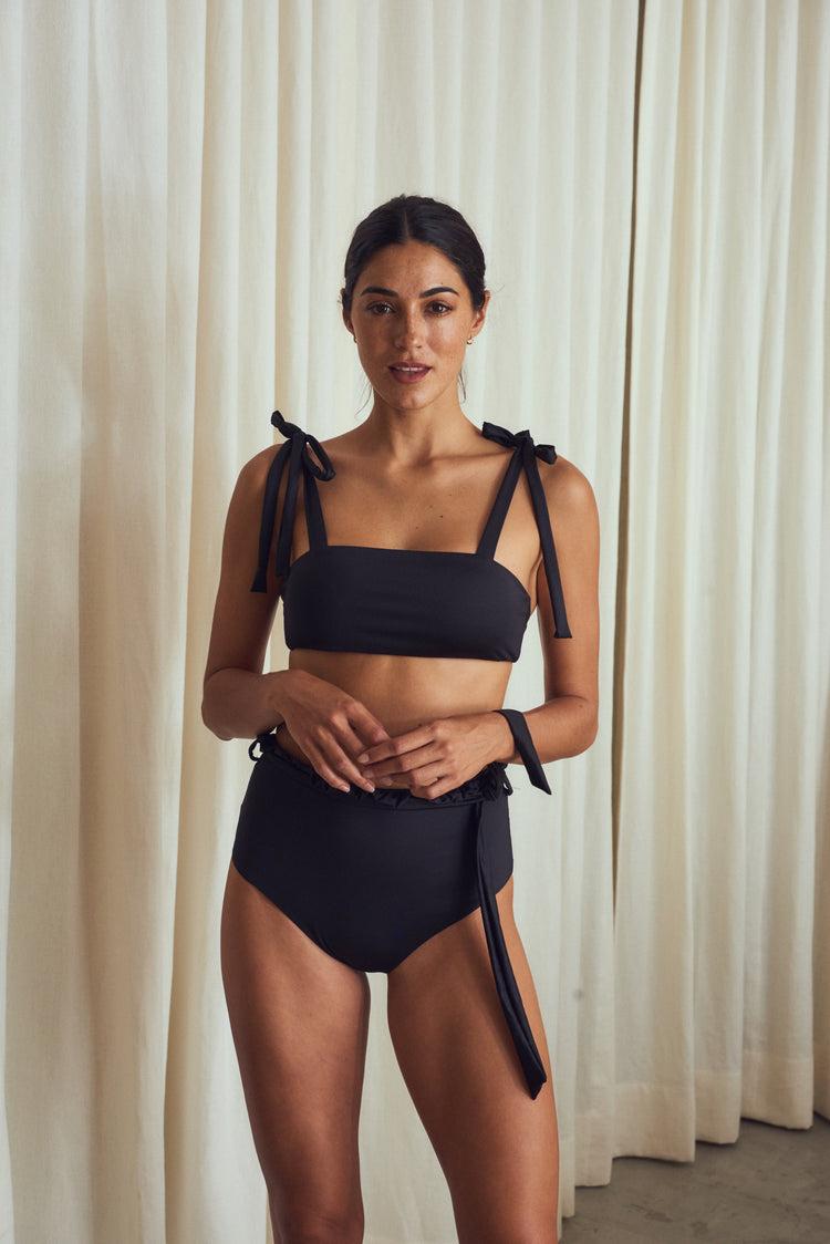 Camille Marbella Black Bikini Top ÚLTIMAS EDICIONES