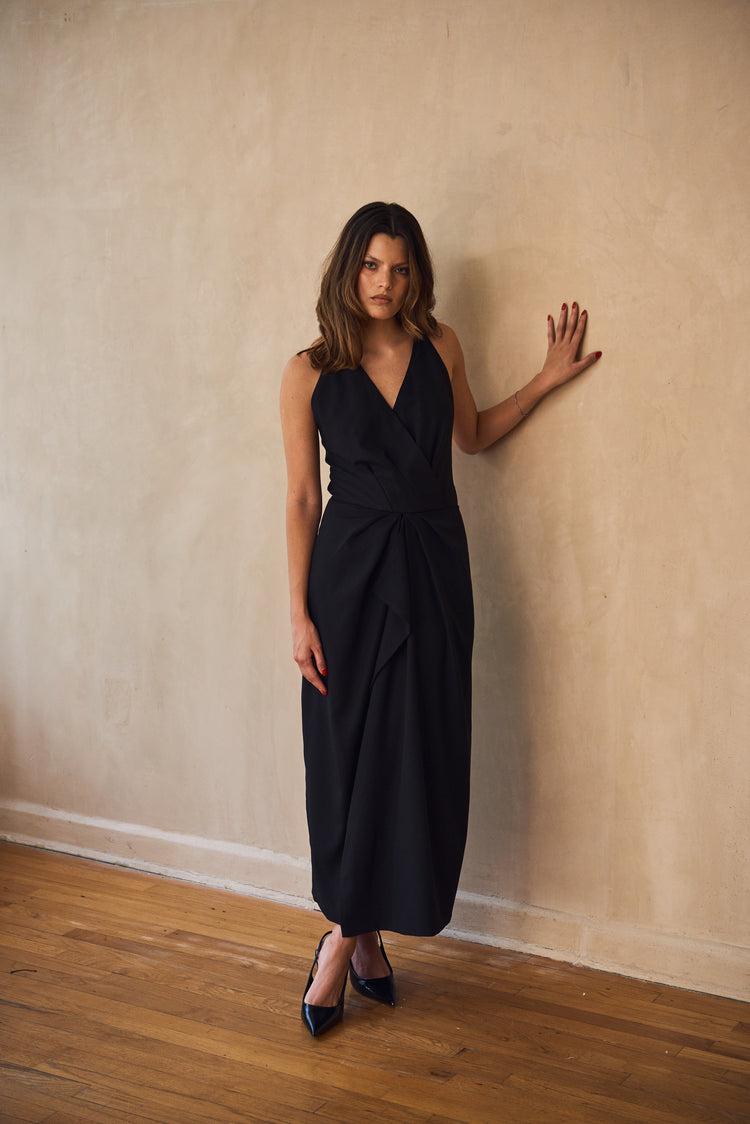 Camille Tokyo Black Dress Ahorra y exporta