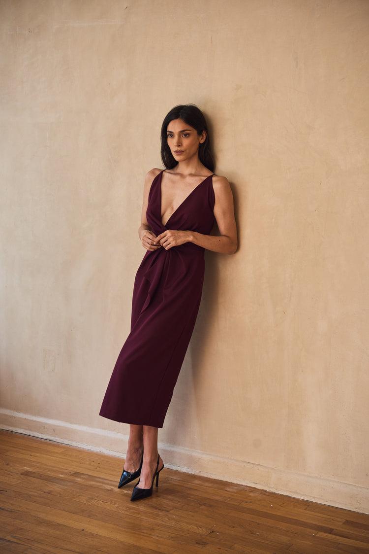 Camille Tokyo Plum Dress Precios de Black Friday