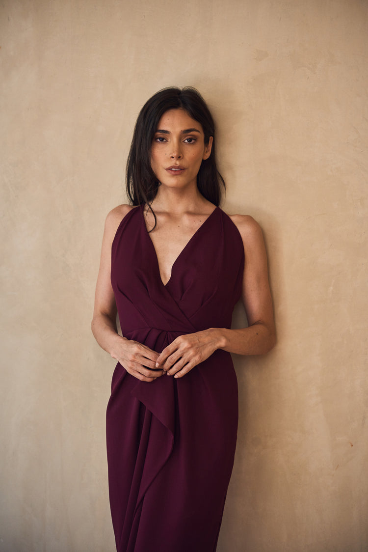Camille Tokyo Plum Dress Precios de Black Friday