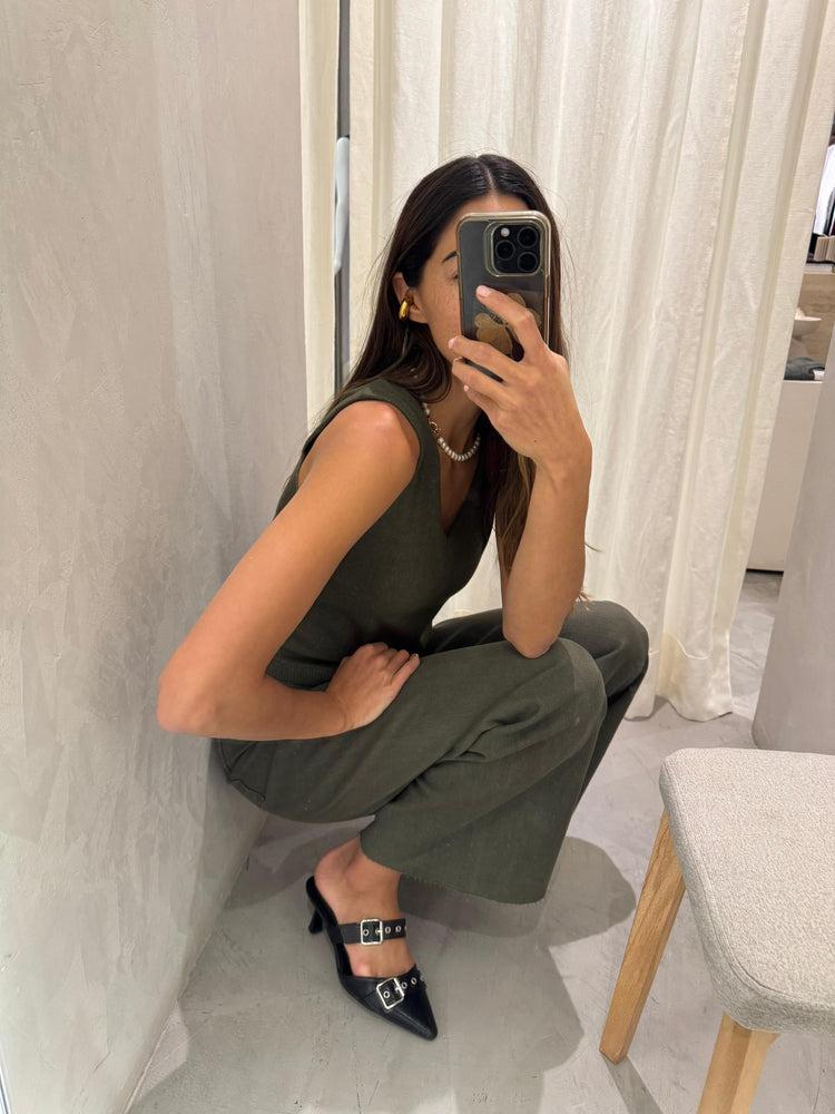 Camille Amsterdam Forest Knitted Top Tienda