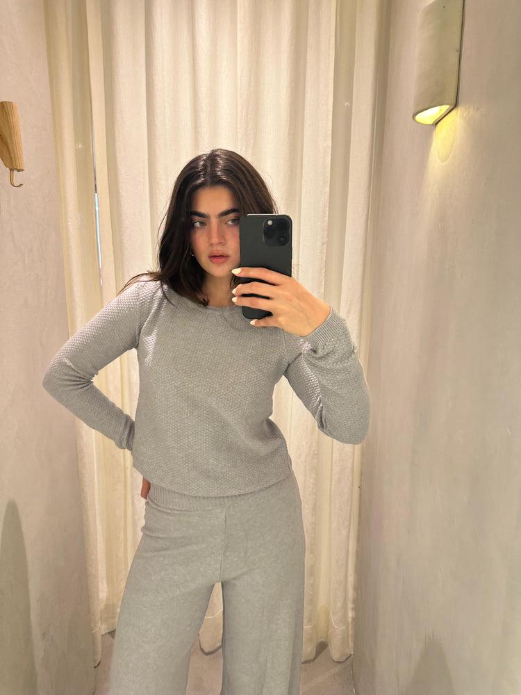 Camille Geneva Grey Sweater Superdescuento