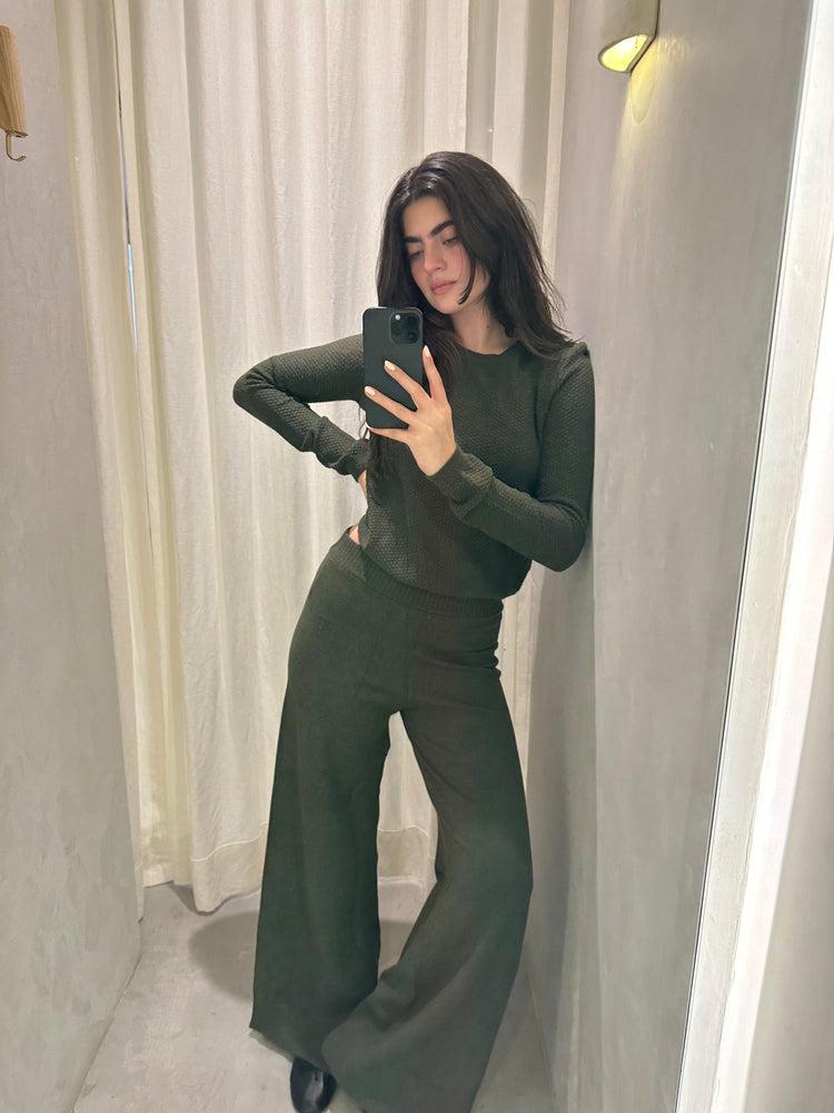 Camille Denver Forest Knitted Pants Devoluciones gratuitas