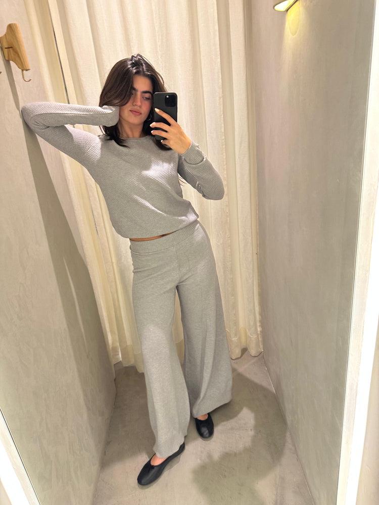 Camille Denver Grey Knitted Pants 2025