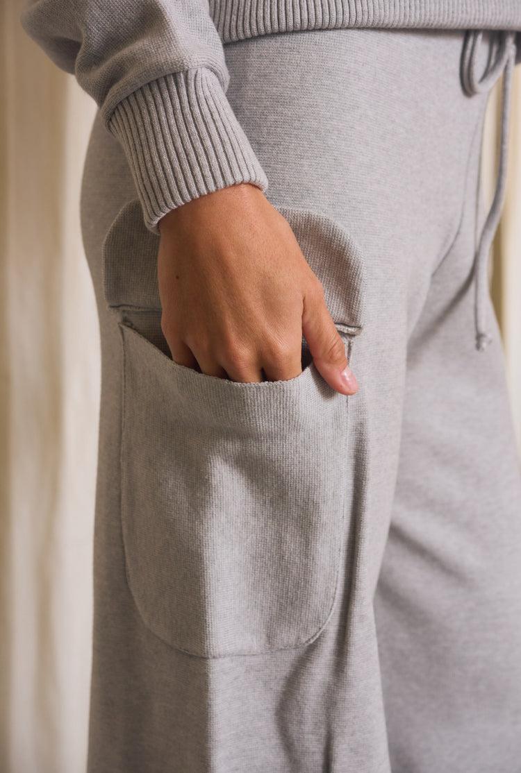 Camille Kenya Grey Cargo Pants Oferta especial