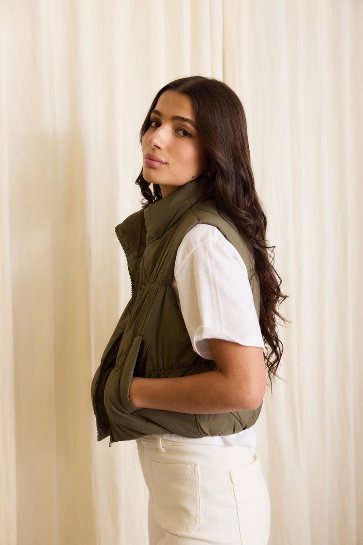 Camille Oslo Olive Vest Oferta exclusiva