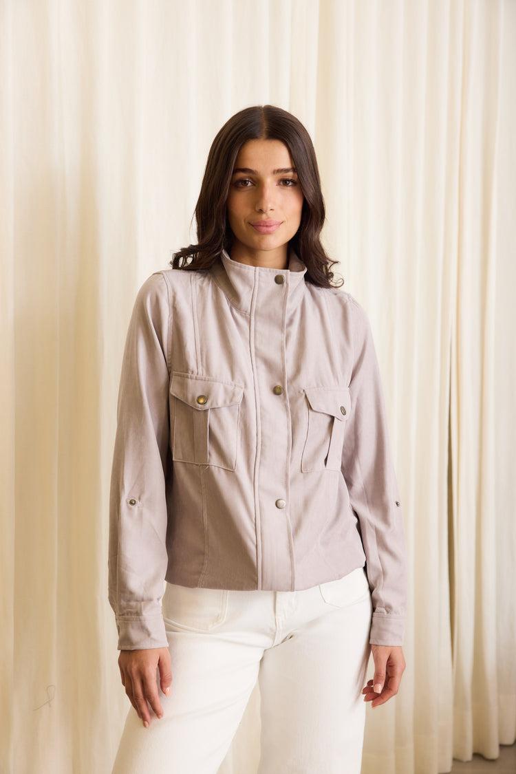 Camille Porto Lilac Jacket Rebajas de fin de temporada