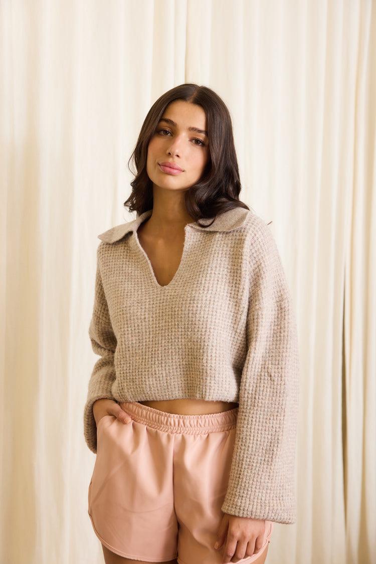 Camille Vienna Vegan Leather Blush Short Rebajas de fin de temporada