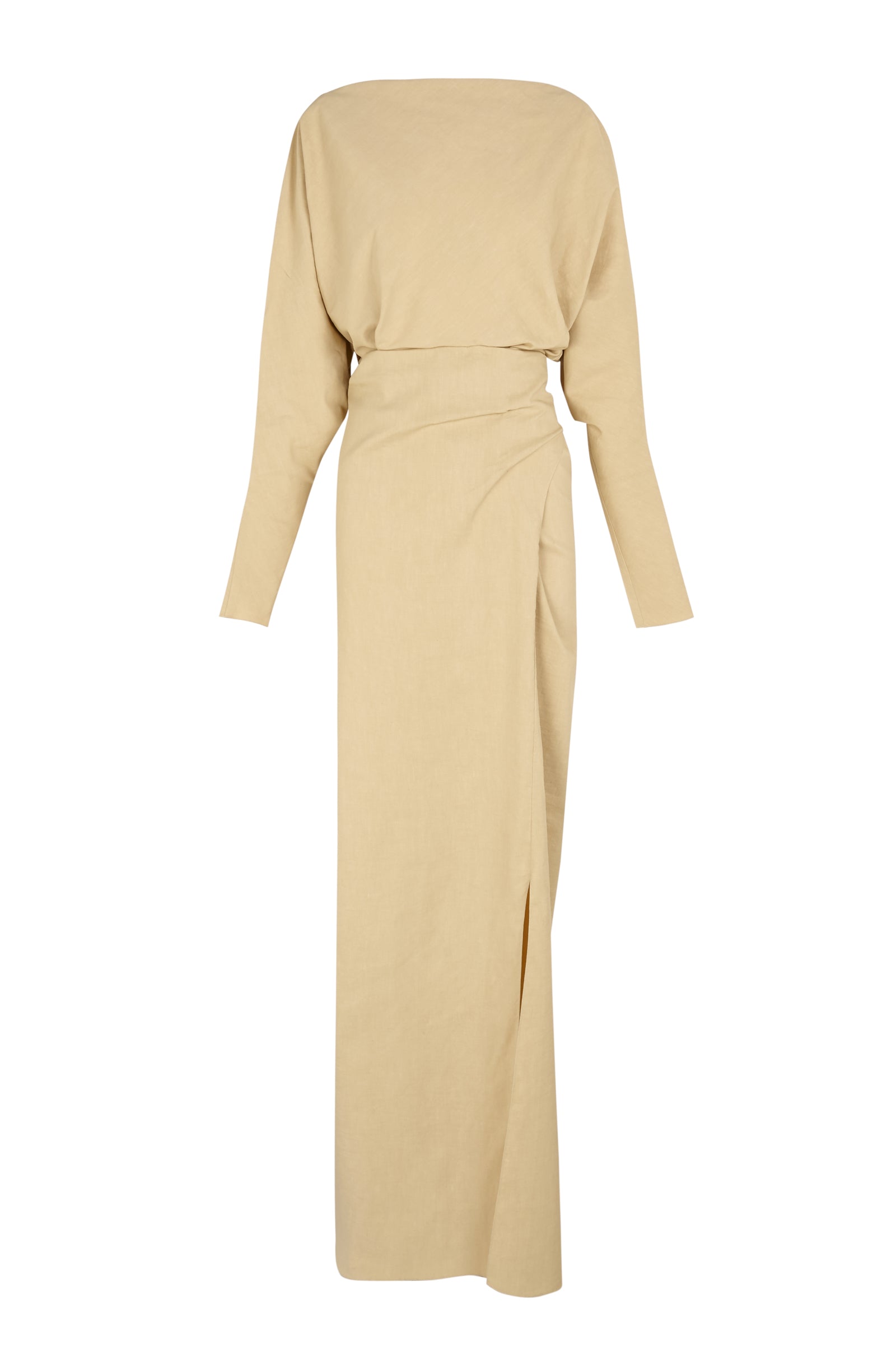 Cortana Mite vestido largo beige