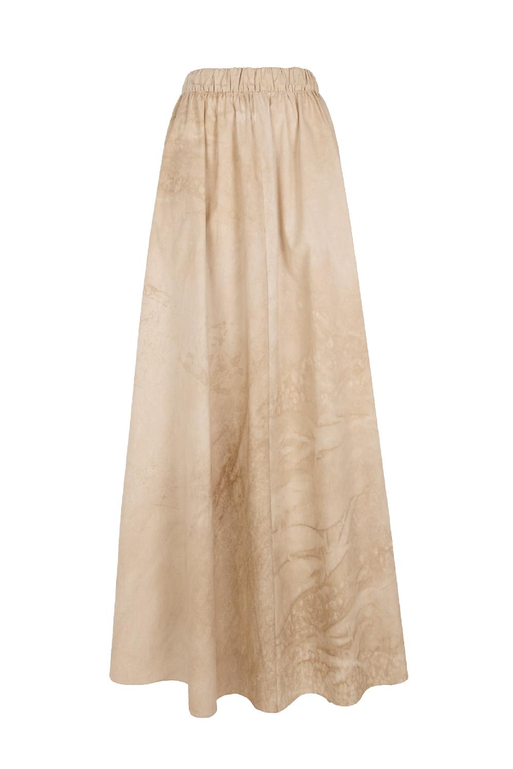 Cortana Yoko falda larga beige maltinto
