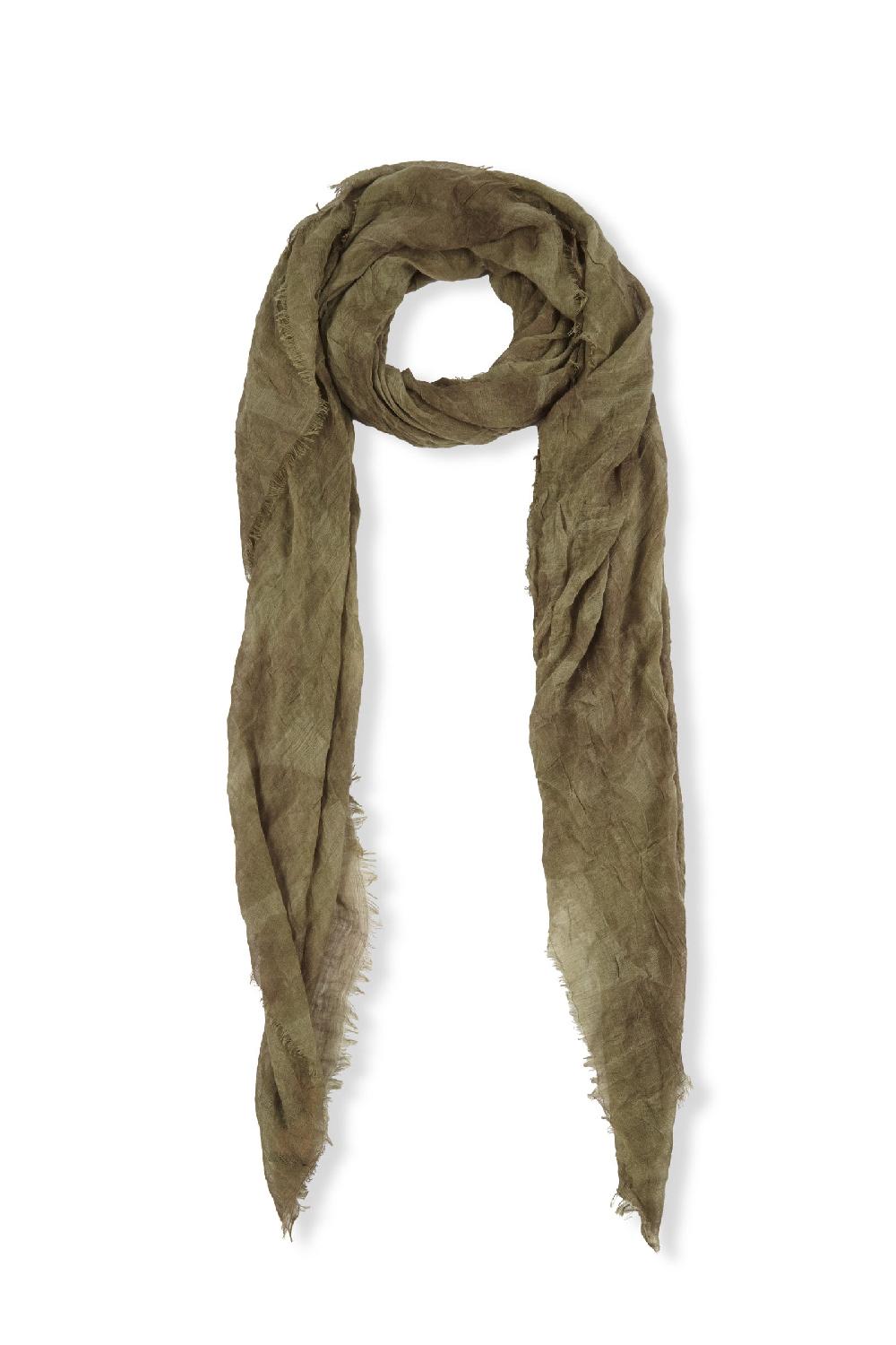 Cortana Mat foulard maltinto verde kaki