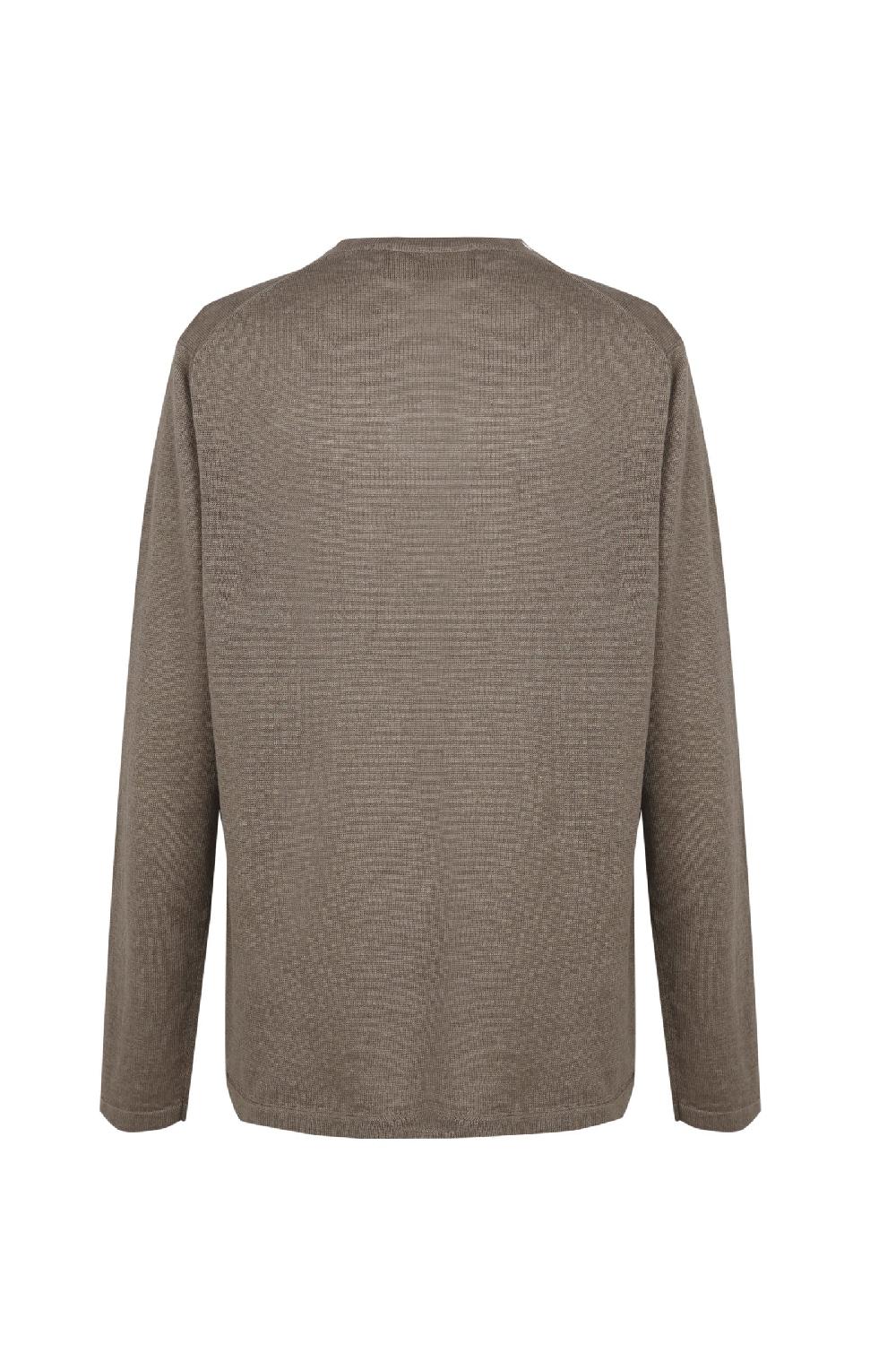 Cortana Lian cardigan de punto de lino vison Liquidación