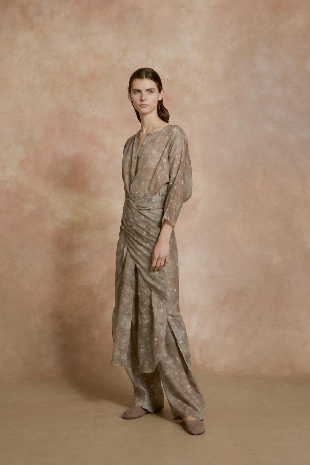 Cortana Rami pantalon de ramio ayaz print Descuentos del mes