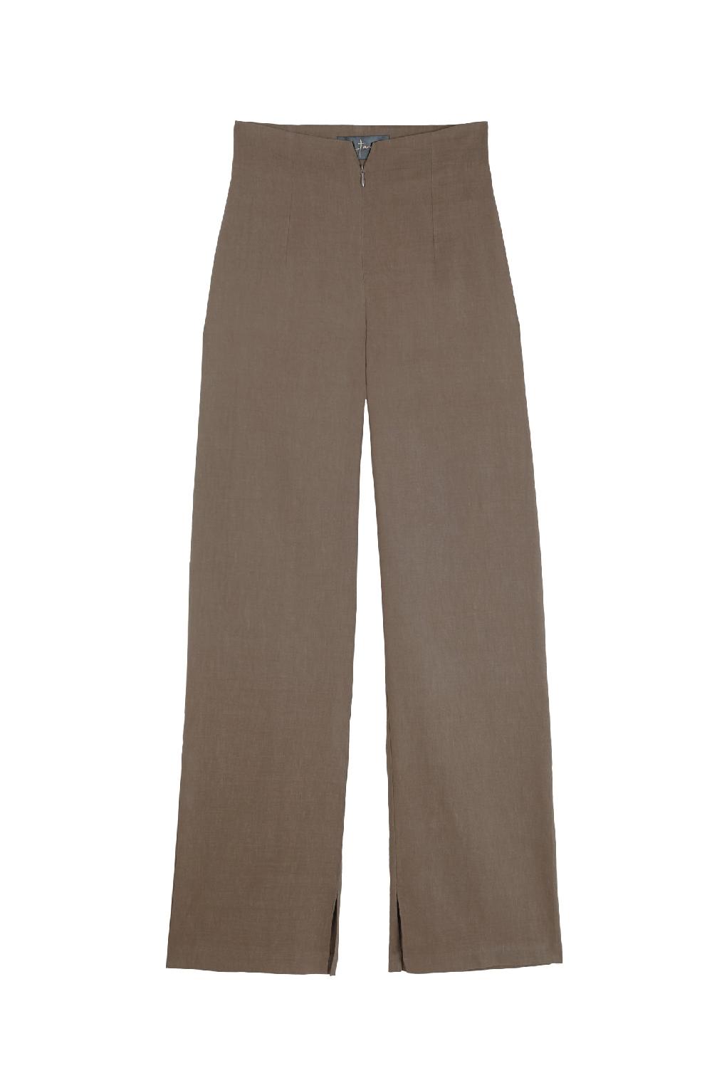 Cortana Mota pantalon recto cacao