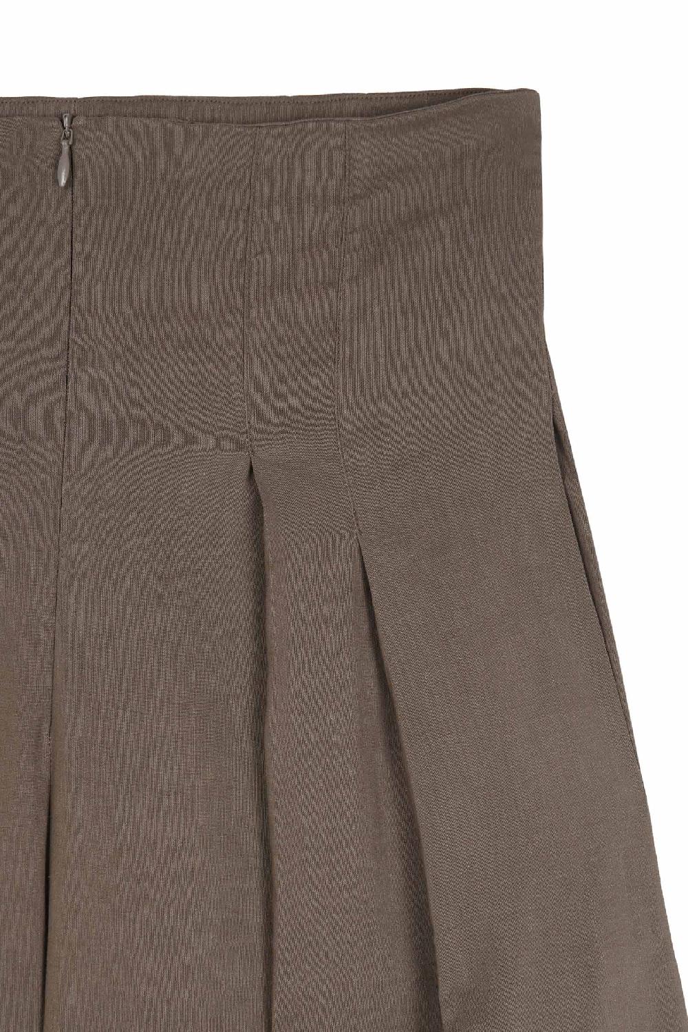 Cortana Mira pantalon de talle alto cacao Tienda