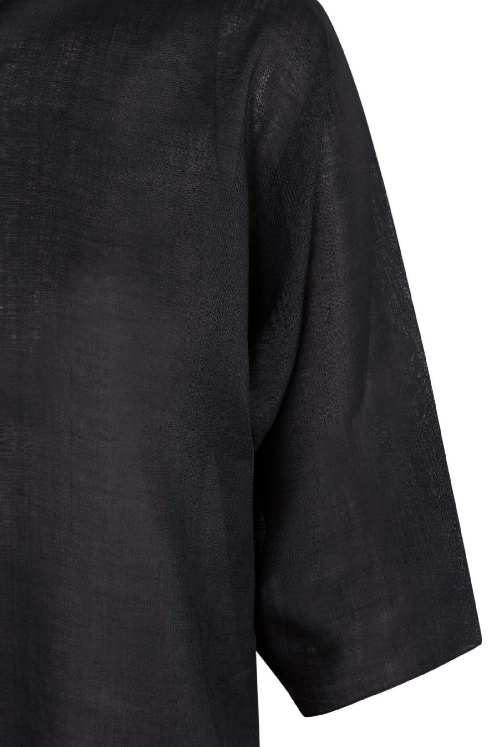 Cortana Jules top en ramio gris humo Rebajas de fábrica