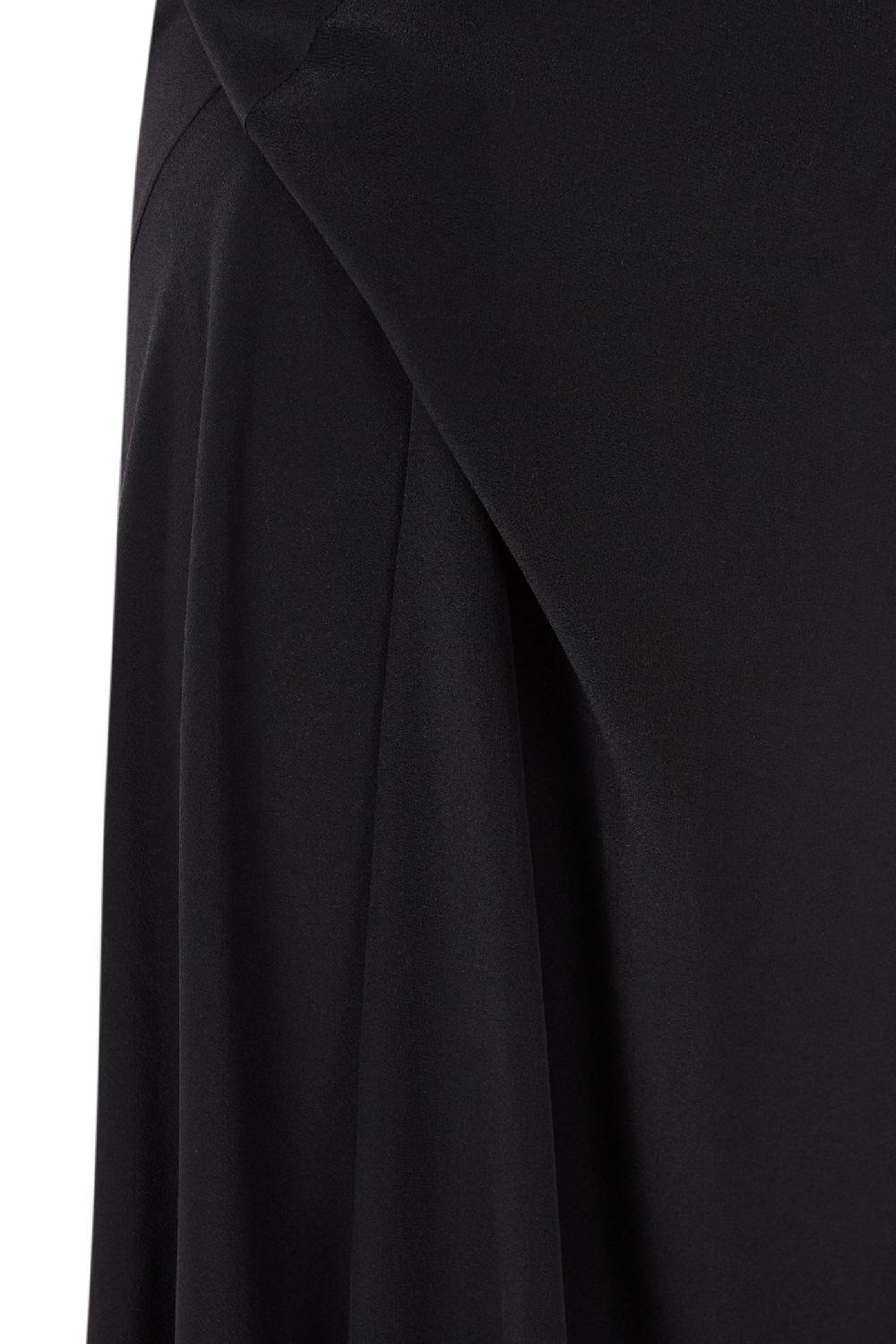 Cortana Martina vestido de seda negro Mejor oferta