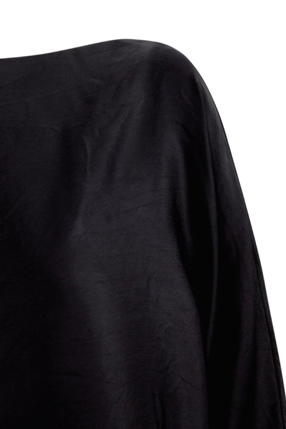 Cortana Oona top en cupro negro Rebajas top