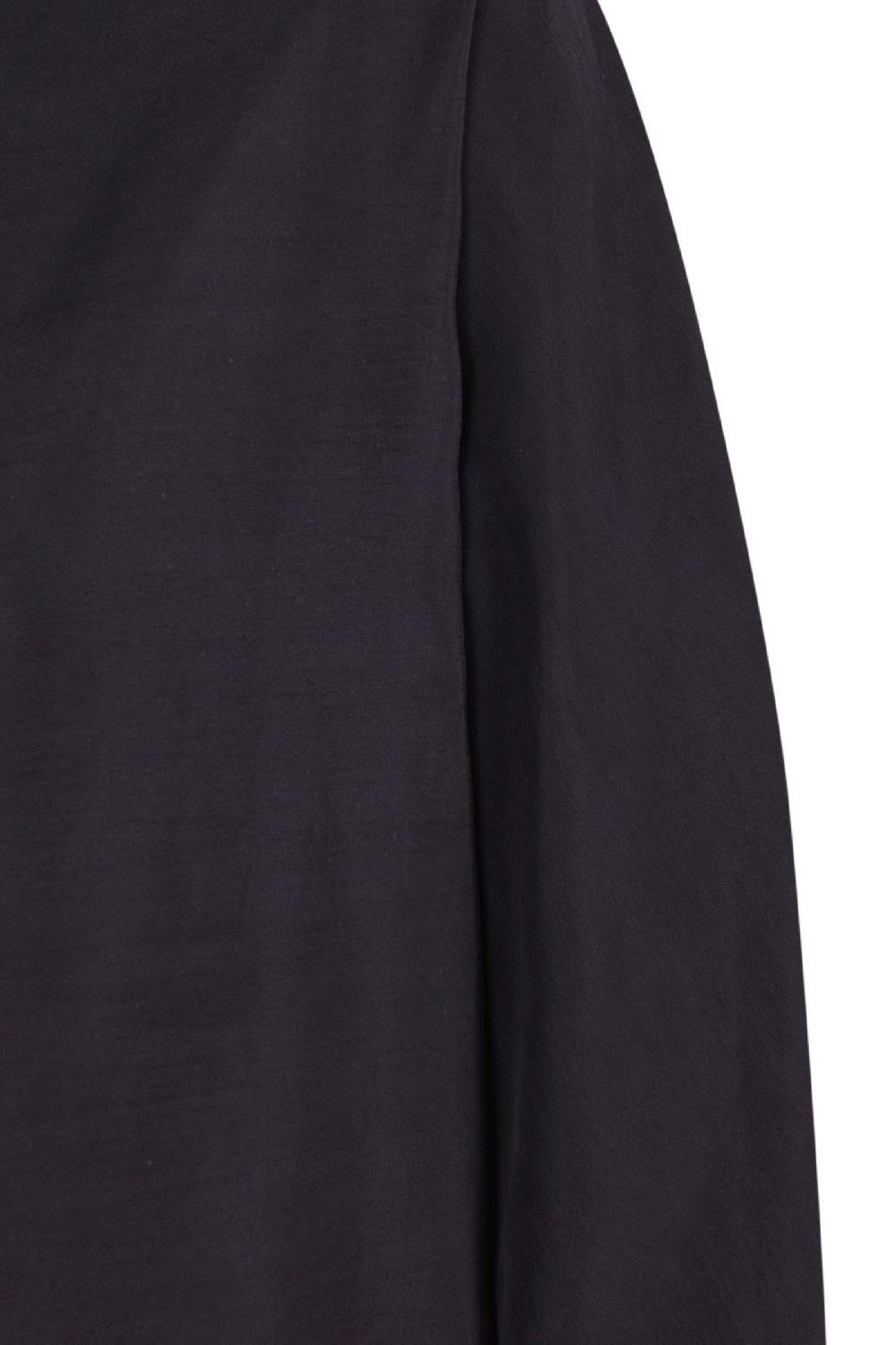 Cortana Pune top en seda gris humo Precio de fábrica