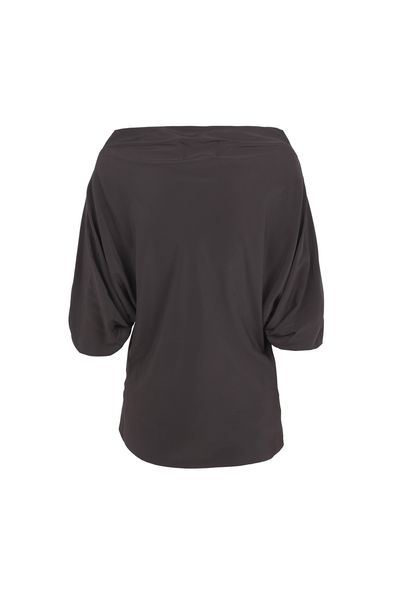 Cortana Liv blusa de seda stretch grafito Ofertas
