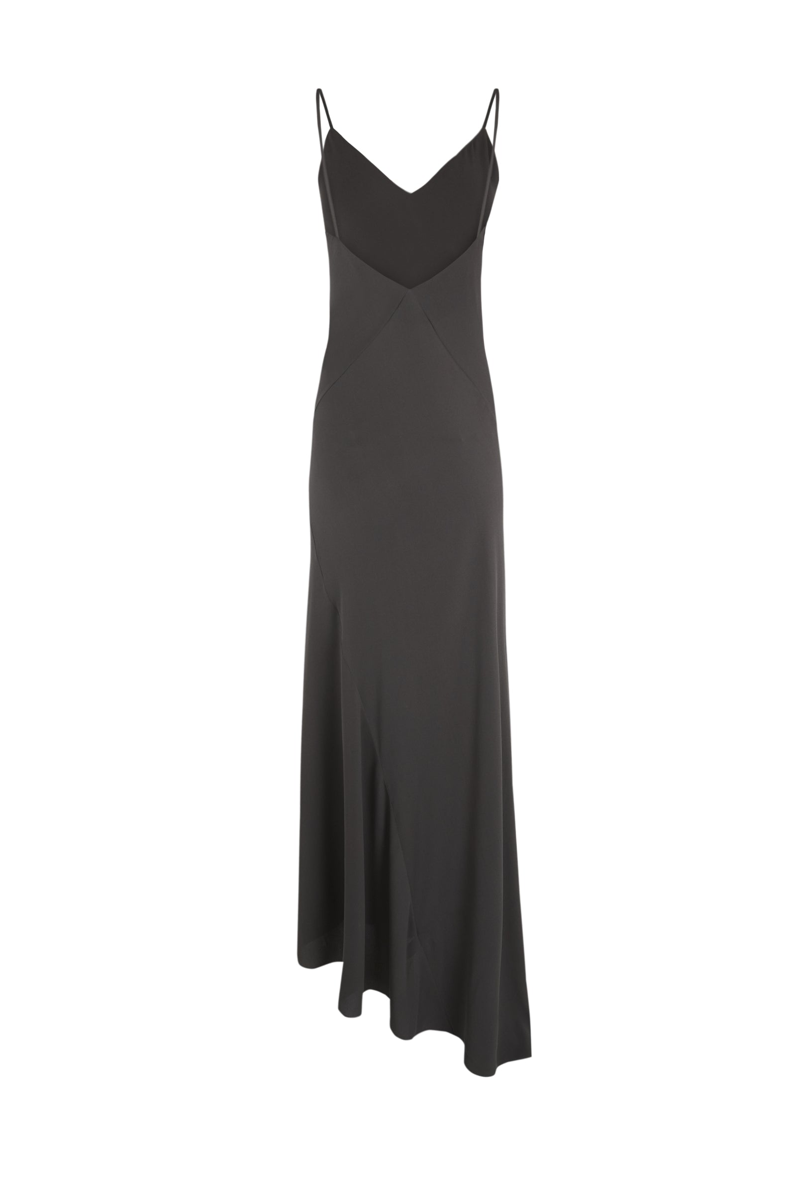 Cortana Sabrina vestido en seda stretch grafito Envío gratis