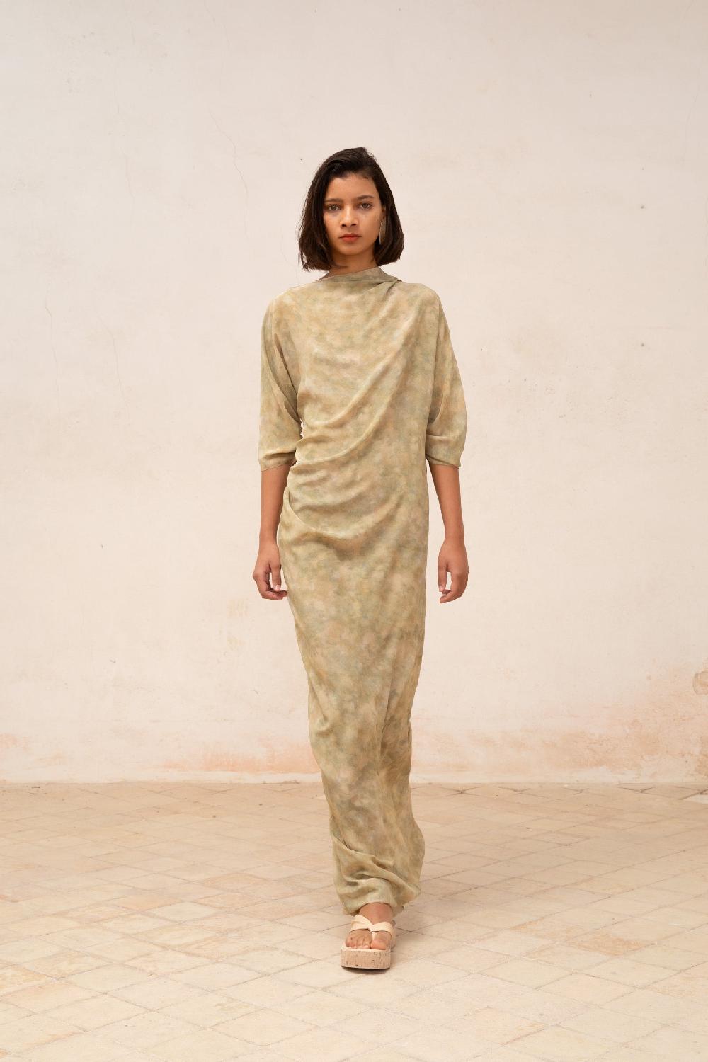 Cortana Ada vestido en seda hope print Ofertas de temporada