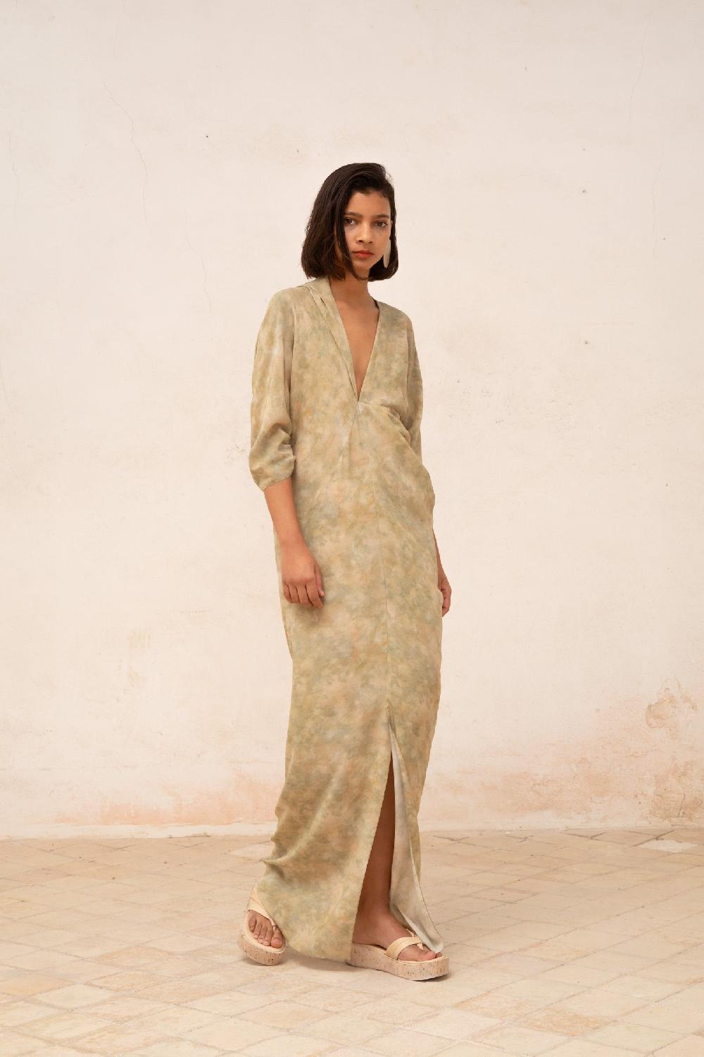 Cortana Ada vestido en seda hope print Ofertas de temporada