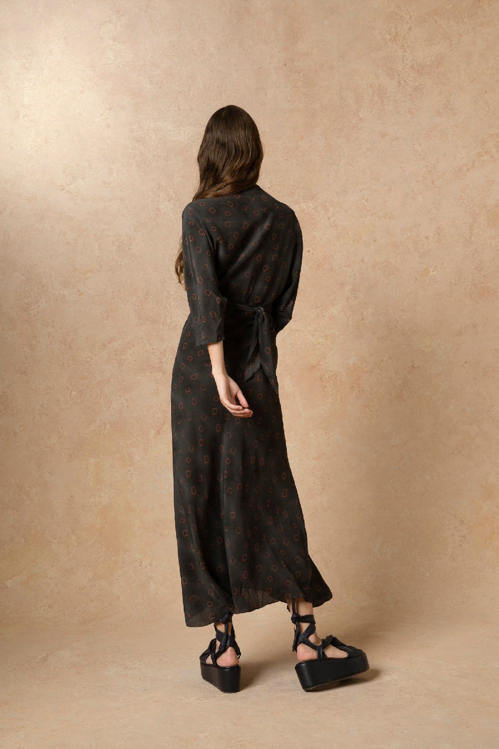 Cortana Tarantella vestido en seda daria print Rebajas online