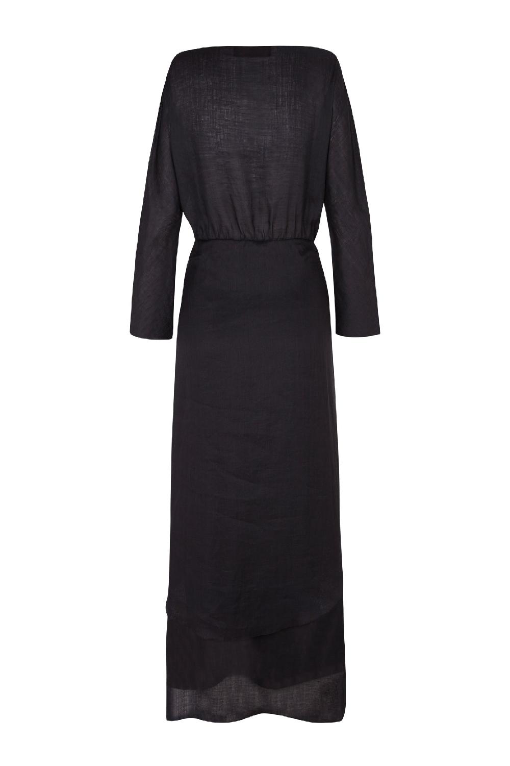 Cortana June vestido en ramio gris humo Oferta especial de fábrica