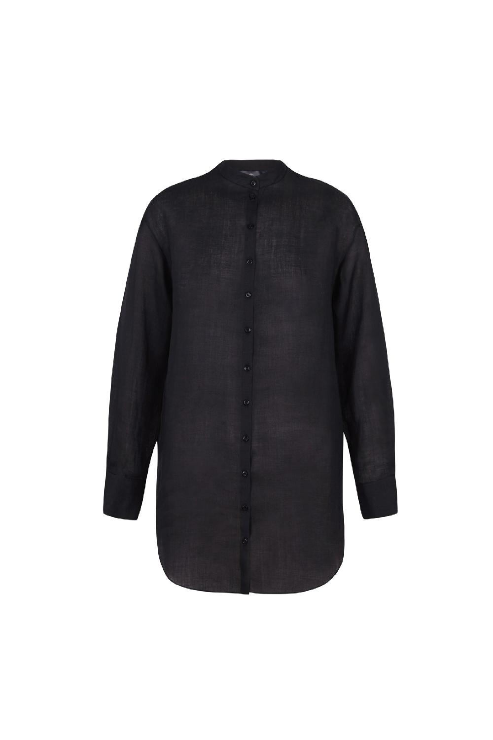 Cortana Marco camisa en ramio gris humo