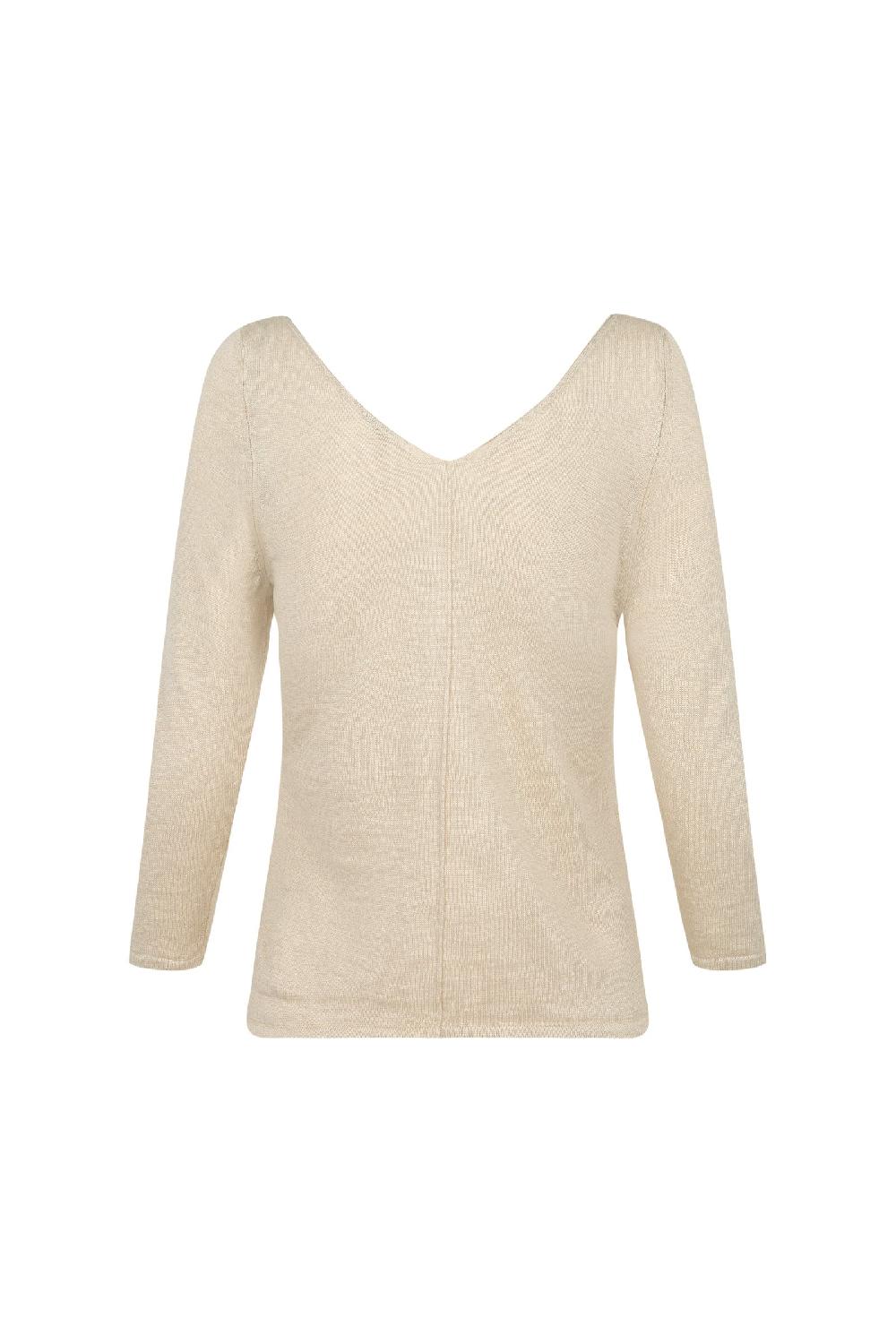 Cortana Botanica jersey en punto de lino crudo En oferta