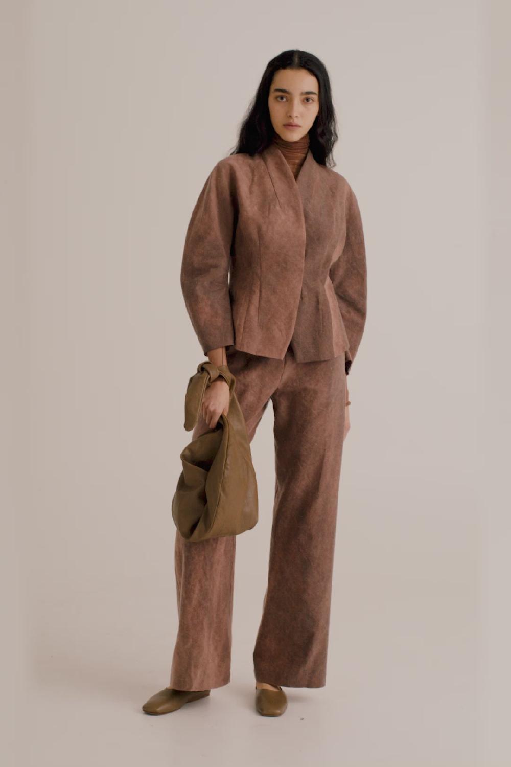 Cortana Ruth chaqueta entallada fade clay Mejor oferta