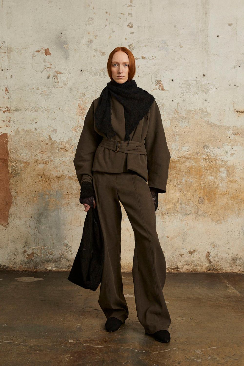 Cortana Bawa pantalon de talle alto marron COMPRAR AHORA