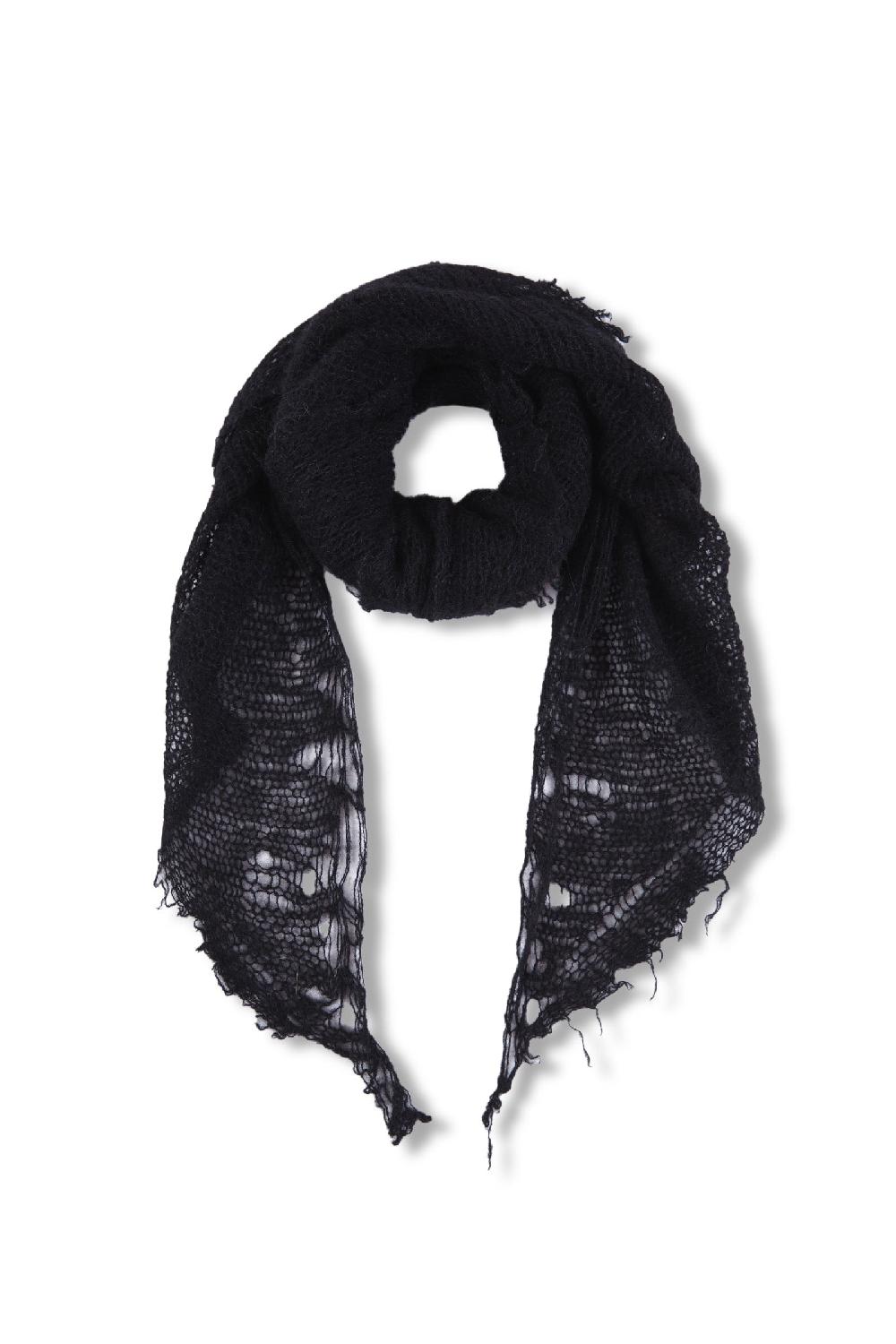 Cortana Onye bandana de punto abierto negro