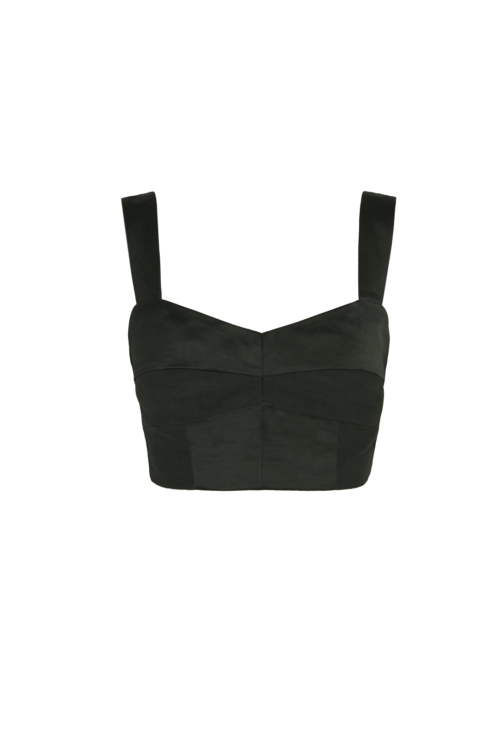 Cortana Gloria top bustier grafito