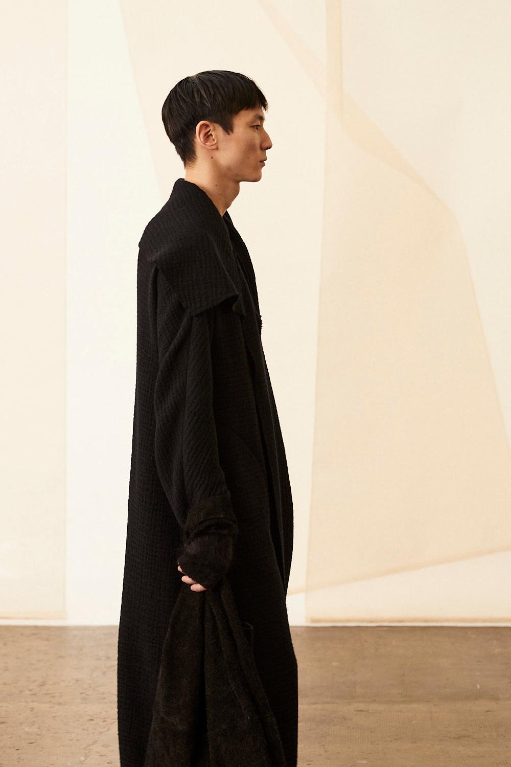 Cortana Ciel mitones de mohair negro 2025