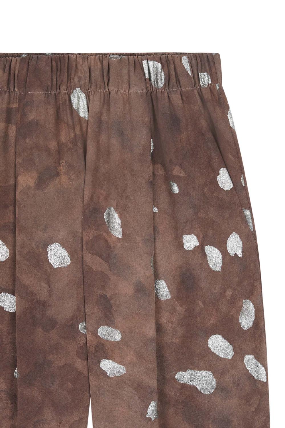 Cortana Alina pantalón en seda shita print Mejor oferta