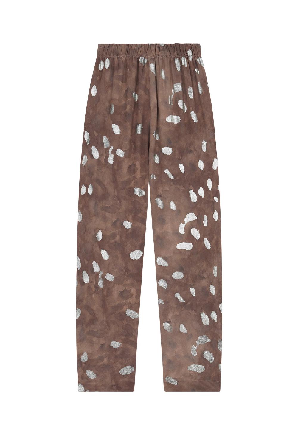 Cortana Alina pantalón en seda shita print Mejor oferta