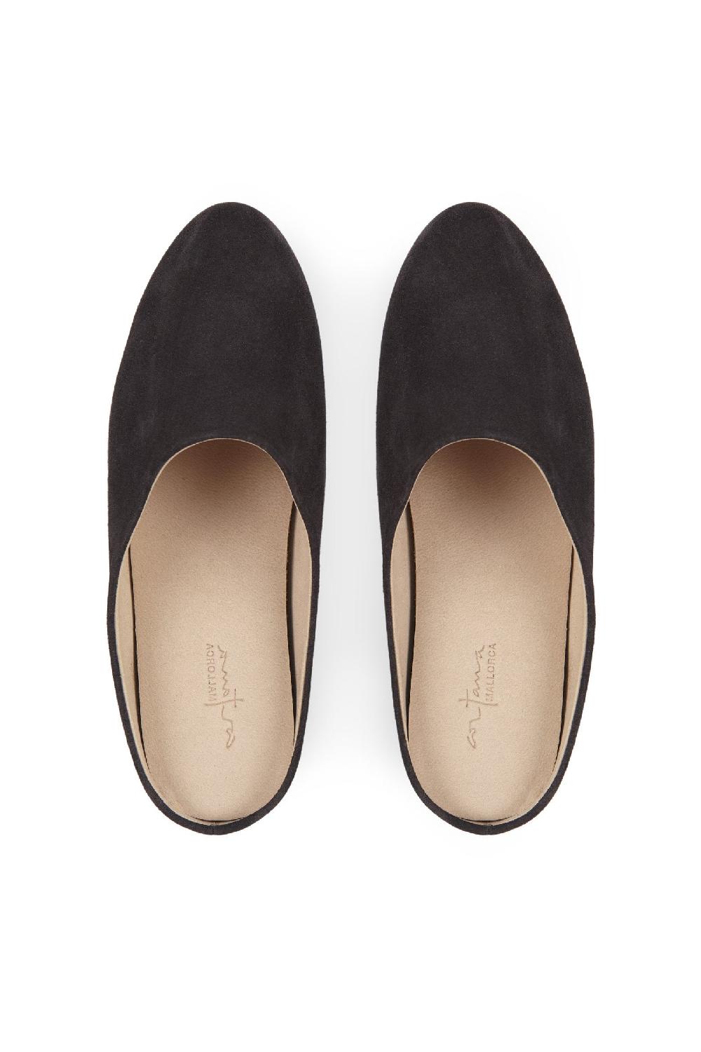 Cortana Kibal babucha en ante gris En oferta