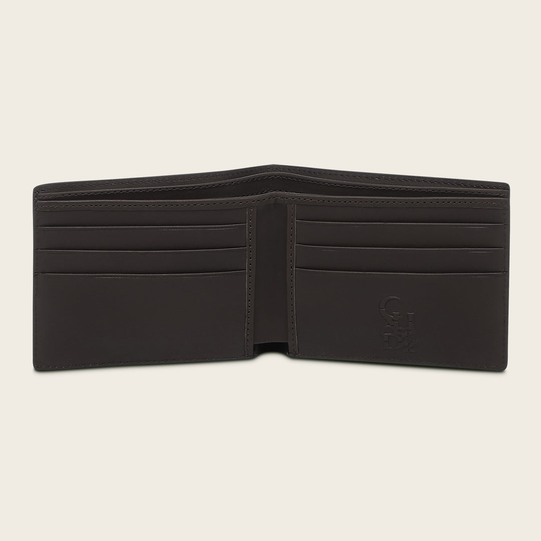 Cuadra Cartera para caballero en piel genuina de venado Envío internacional gratuito