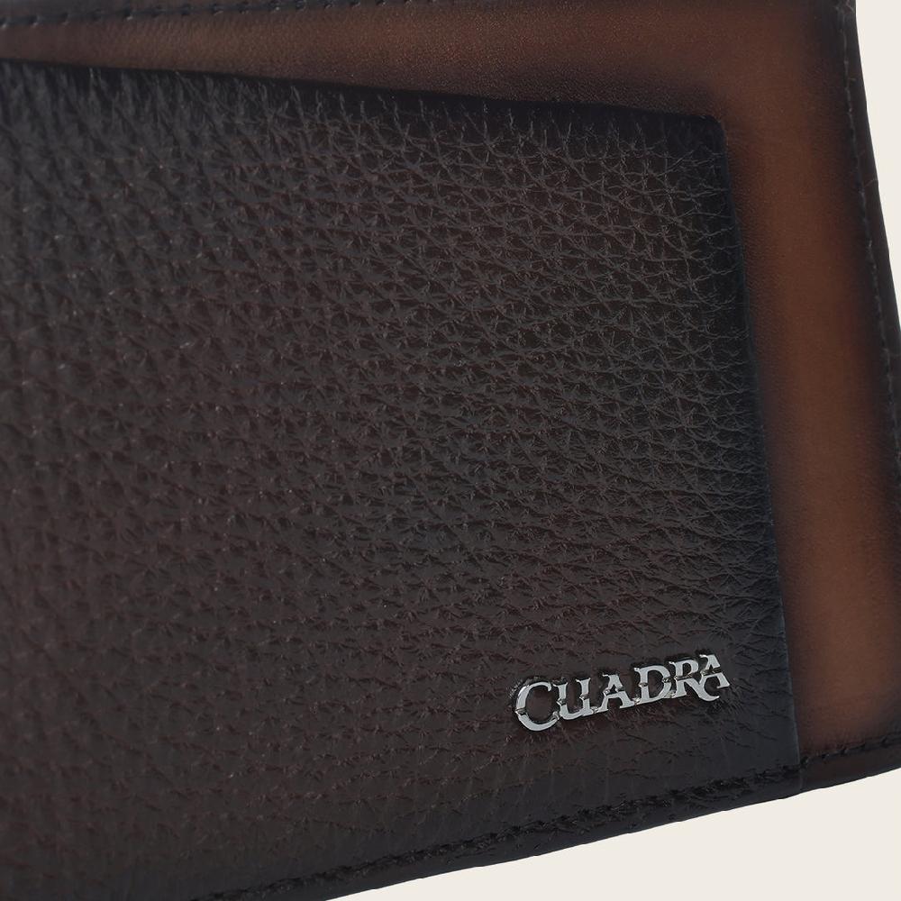 Cuadra Cartera para caballero en piel genuina de venado Envío internacional gratuito