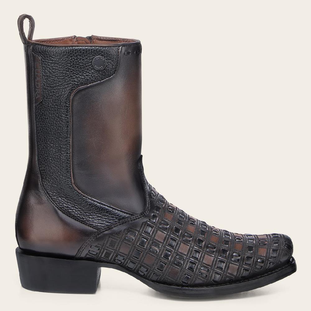Cuadra Bota urbana en piel genuina para caballero Grandes ahorros