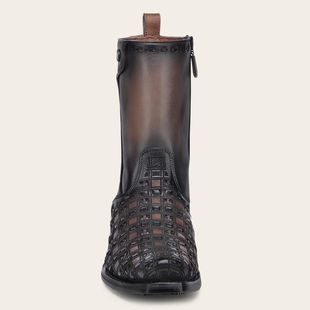Cuadra Bota urbana en piel genuina para caballero Grandes ahorros