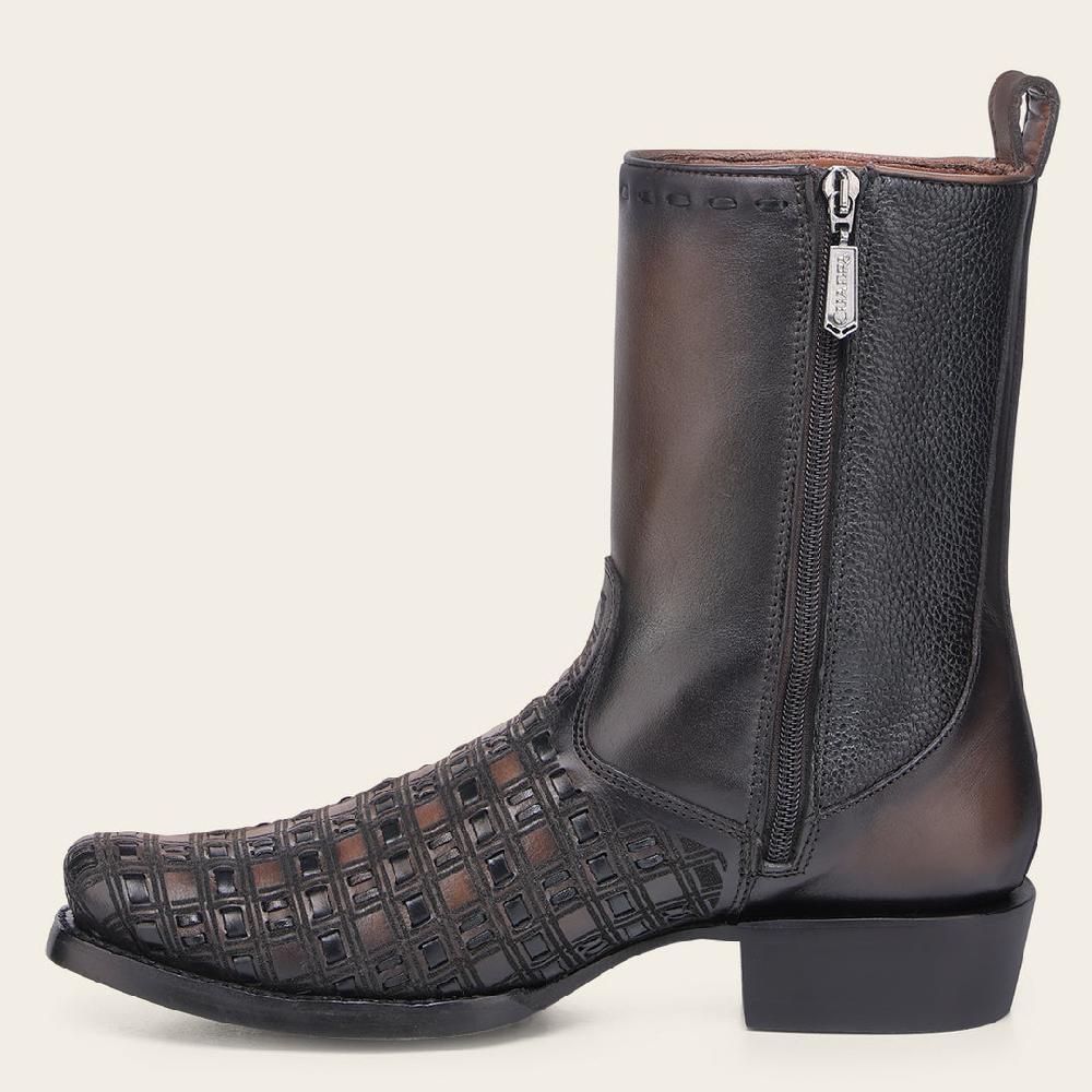 Cuadra Bota urbana en piel genuina para caballero Grandes ahorros