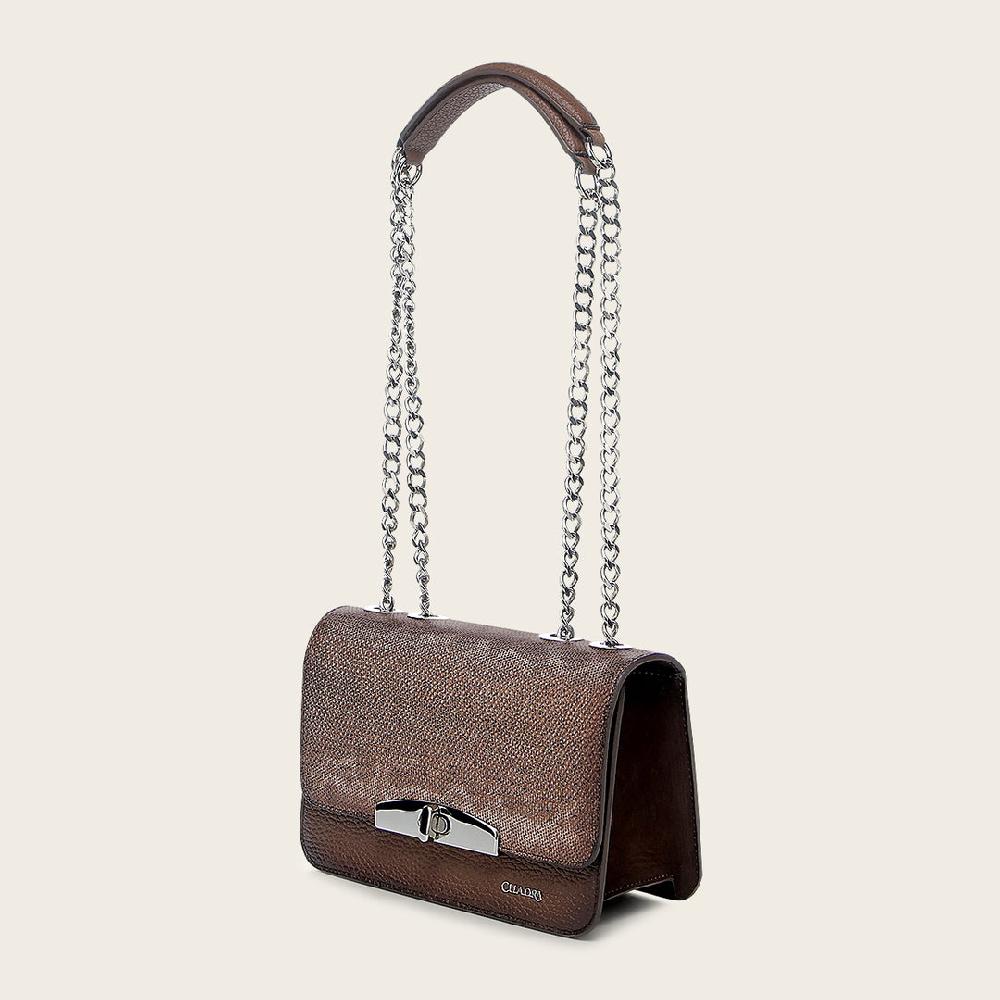Cuadra Crossbody mini en piel genuina de carunga para dama Rebajas