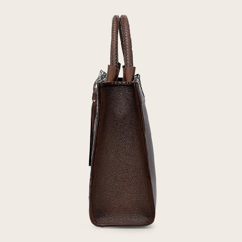 Cuadra Tote en piel genuina para dama En oferta