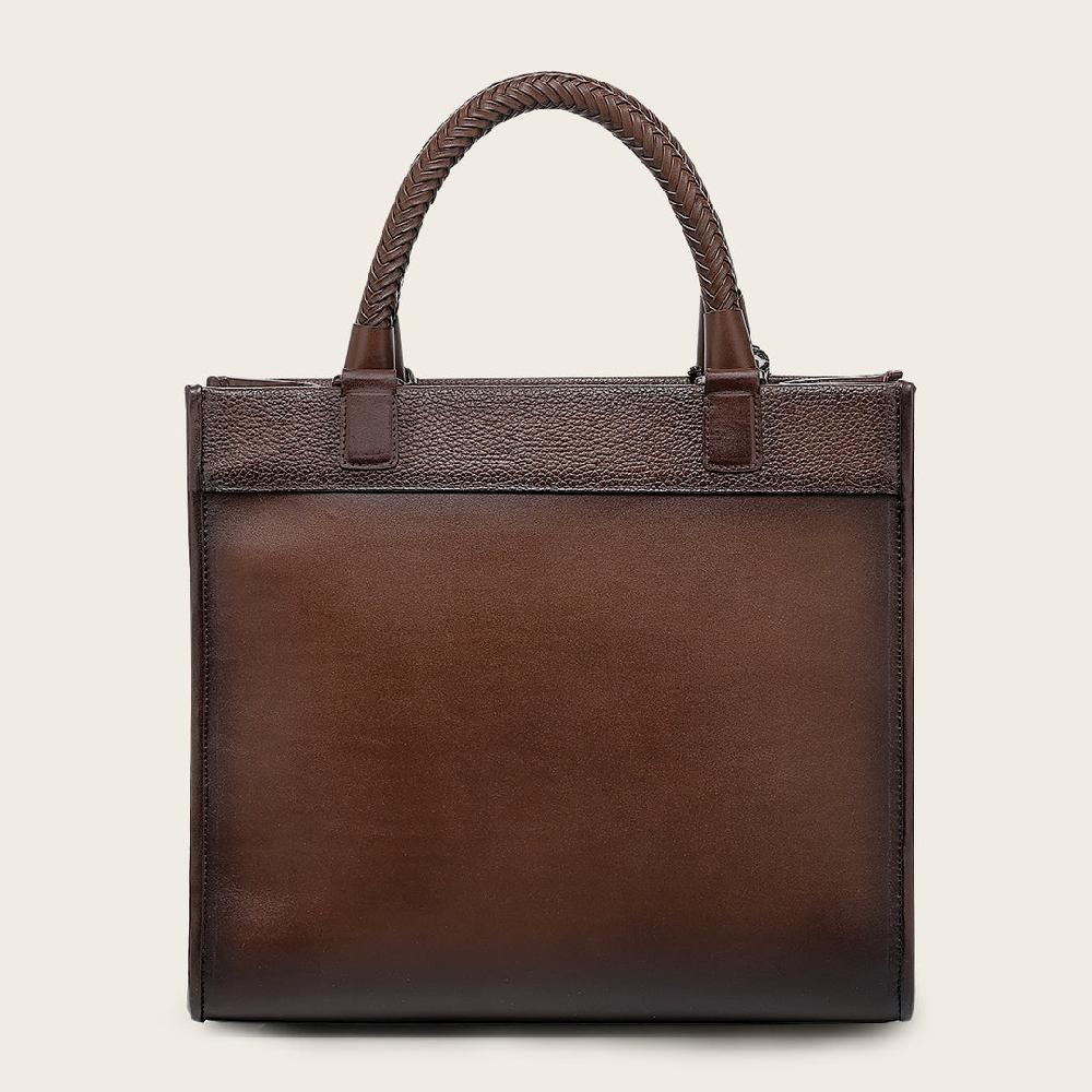 Cuadra Tote en piel genuina para dama En oferta