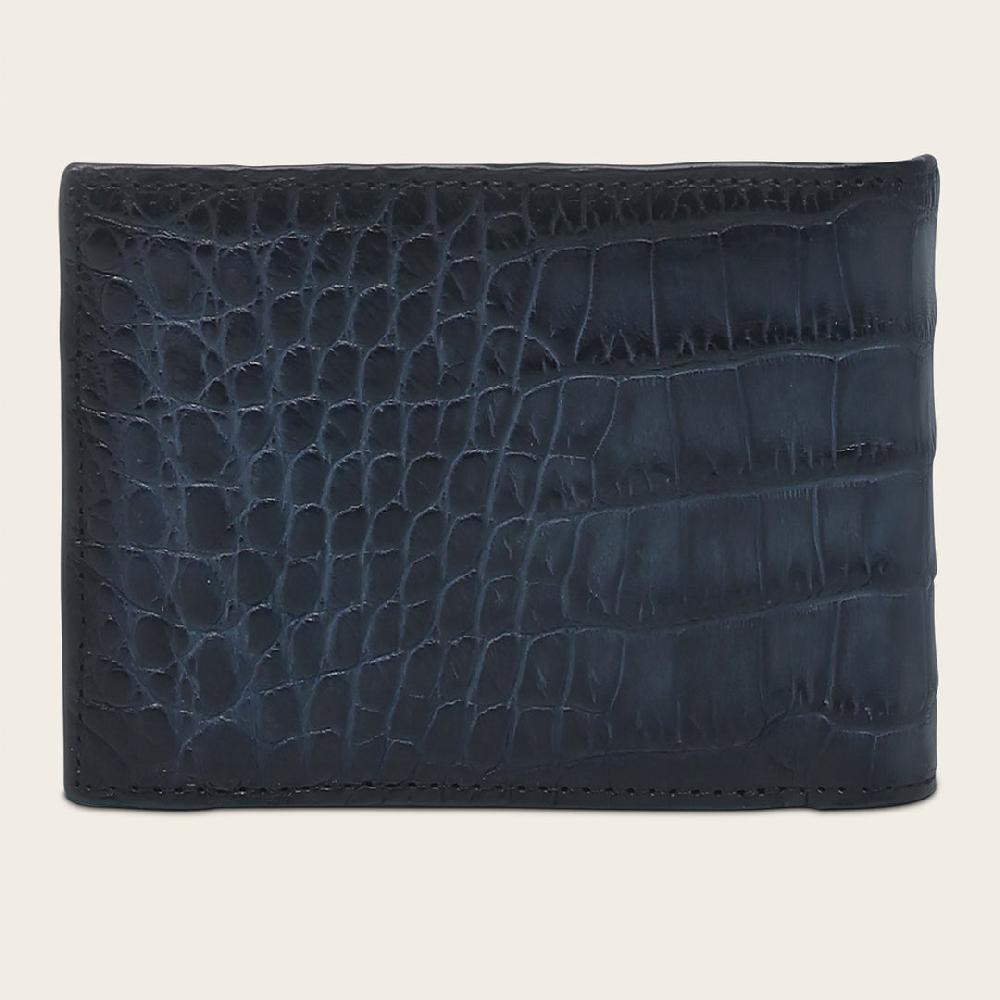 Cuadra Cartera en piel genuina de alligator para caballero Rebajas baratas