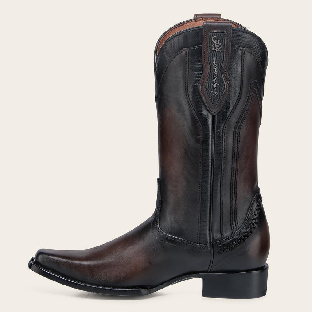 Cuadra Bota tradicional en piel genuina para caballero Liquidación