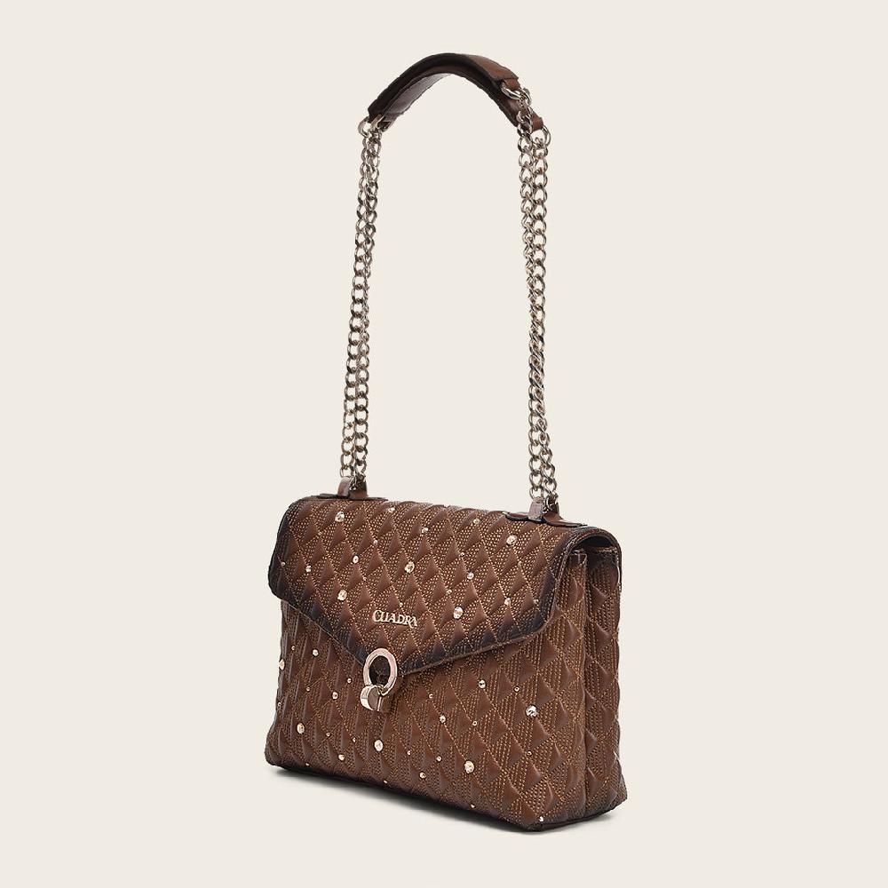 Cuadra Crossbody en piel genuina de bovino para dama Últimos 3 días